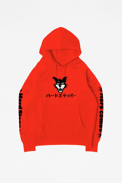 Edwin Hard Stepper Hoodie Sweat - Tangerine Tango