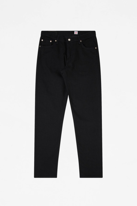 Edwin Regular Tapered Kaihara Stretch Denim - Black Rinsed