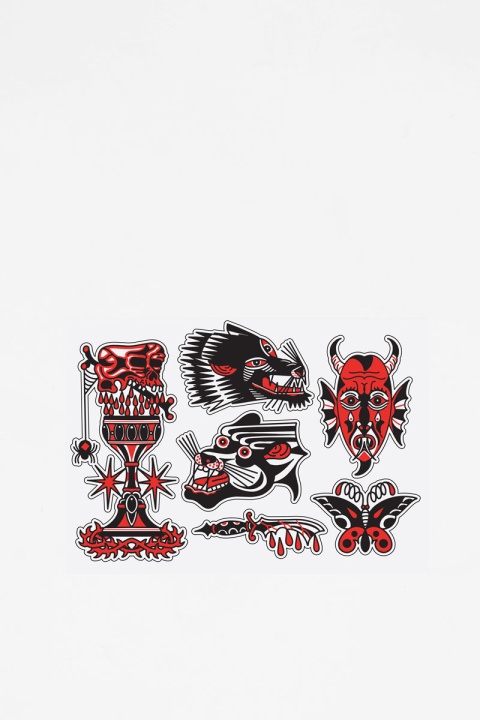 Edwin Teide Stickers - Multicolor