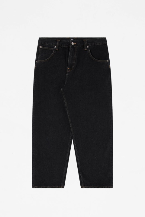Edwin Tyrell Pant - Black Dark Marble Wash