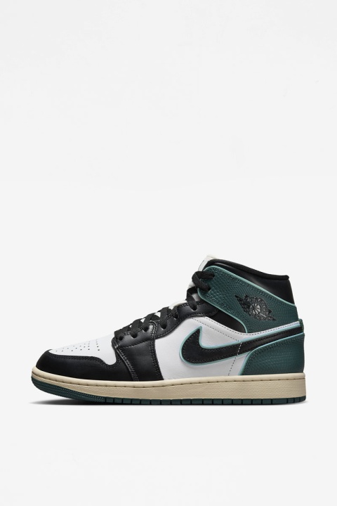 Air Jordan 1 Mid SE W - White/Light Dew/Oxidized Green/Black