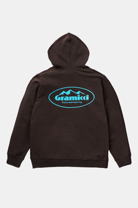 Gramicci Mountaineering Hooded Sweatshirt - Dark Brown