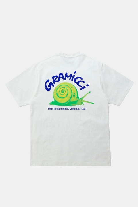 Gramicci Snail Tee - White