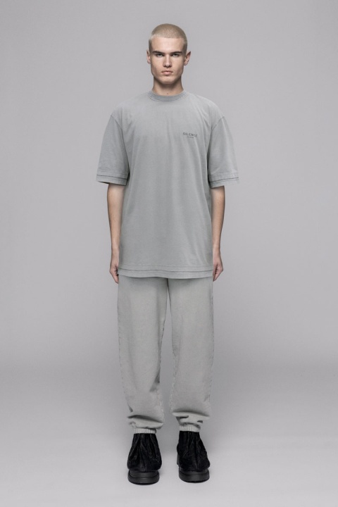 Han Kjobenhavn SILENCE Layered Tee - Steel Grey