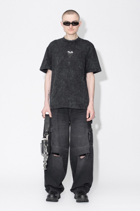 Han Kjobenhavn Aliens In Love Boxy Tee - Faded Black