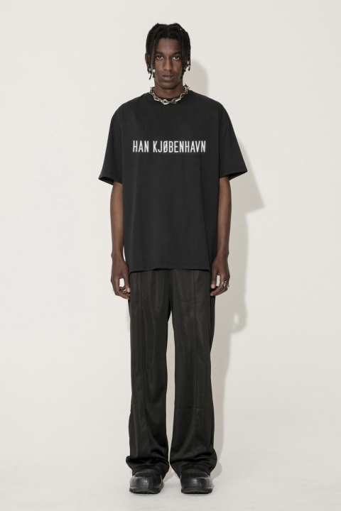 Han Kjobenhavn Logo Boxy Tee - Black