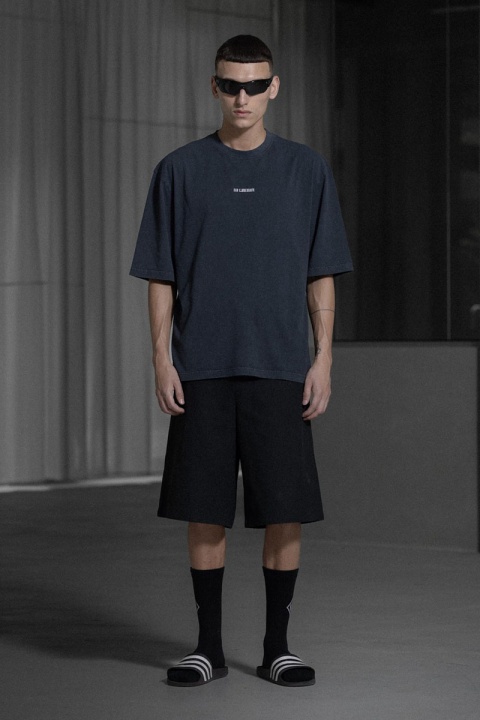 Han Kjobenhavn Monogram Oversized Tee - Anthracite Black
