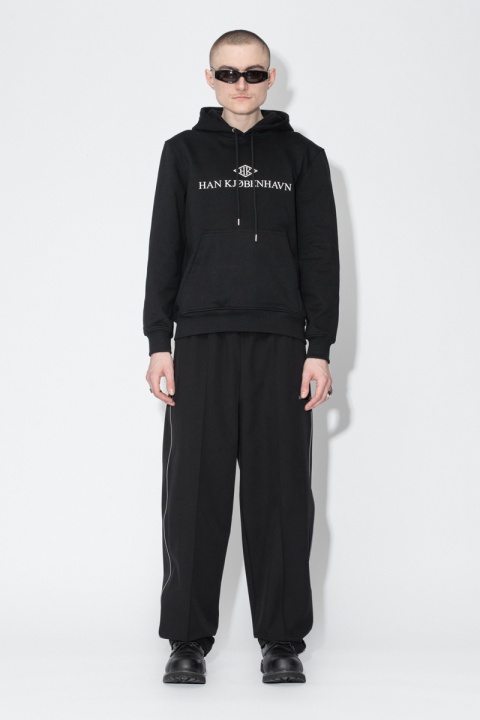Han Kjobenhavn HK Logo Regular Hoodie - Black