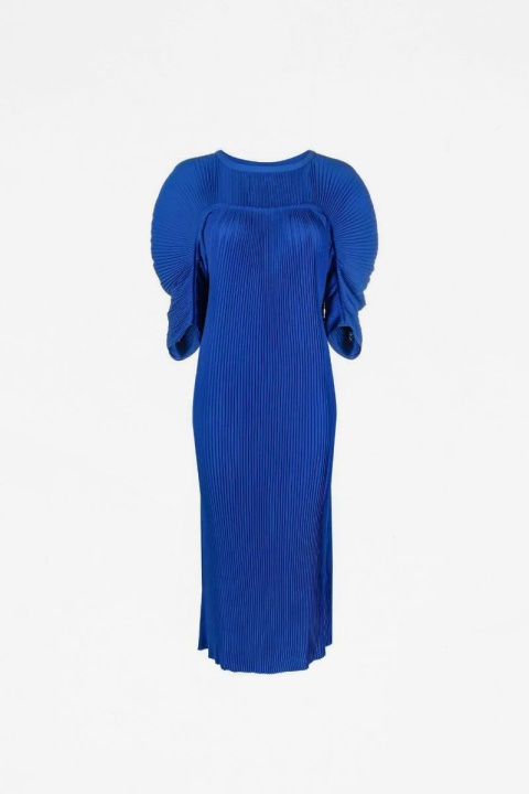 Henrik Vibskov Lupu Plissé Dress - Navy