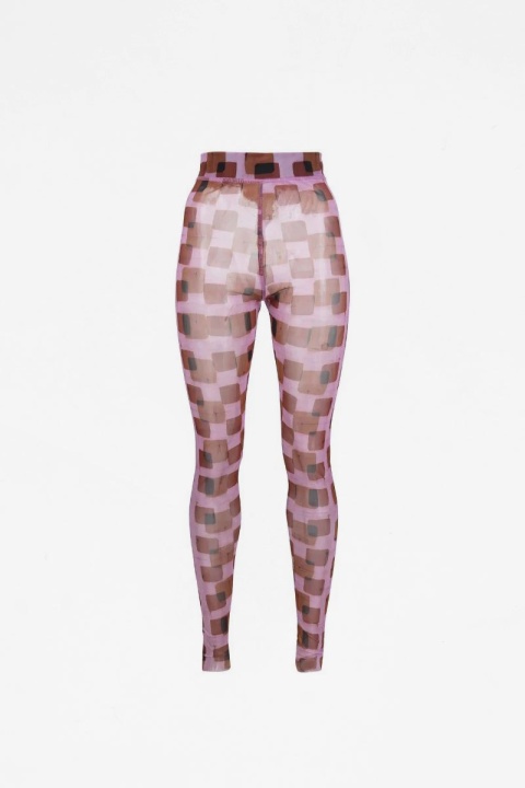 Henrik Vibskov Mesh Leggings - Pink Cubes