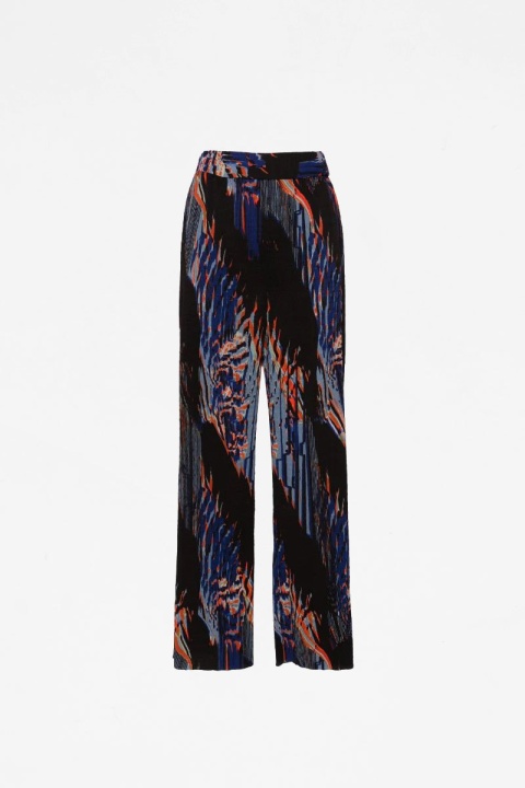 Henrik Vibskov Silhouette Plisse Pant - Blue Shadow Wing
