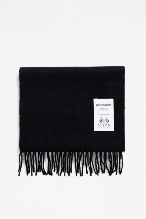 Norse Projects Moon Lambswool Scarf - Black