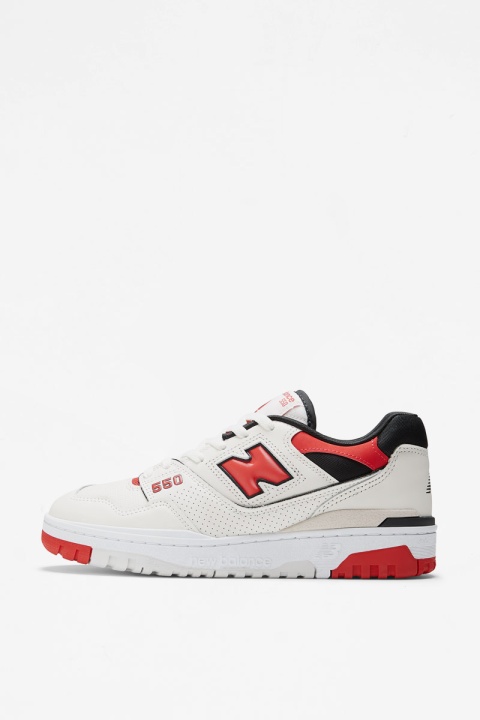 New Balance 550 - Sea Salt/True Red
