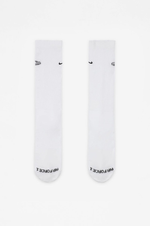 Nike Everyday Plus Cushioned Crew Socks - White/Black