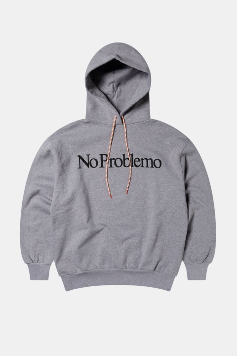 No Problemo Hoodie - Grey Marl