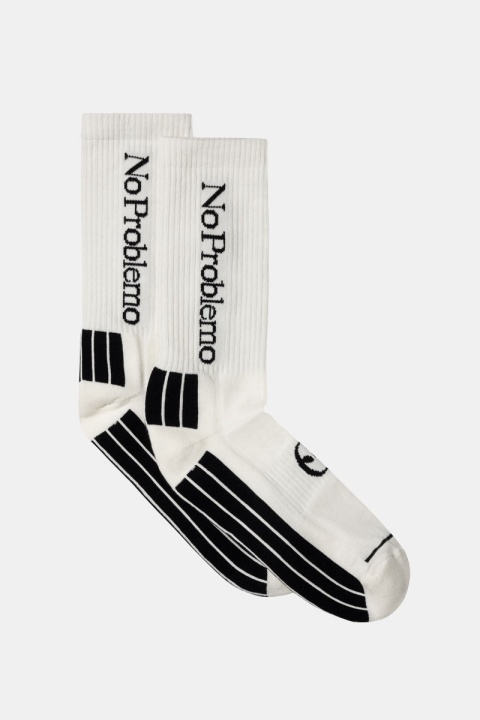 No Problemo Sock - White