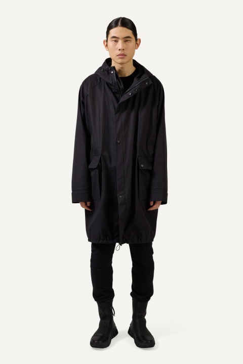 Nomen Nescio 154B Loose Parka Coat - Black