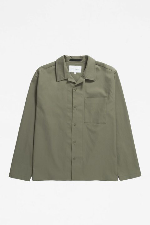 Norse Projects Carsten Solotex Twill Shirt LS - Sediment Green