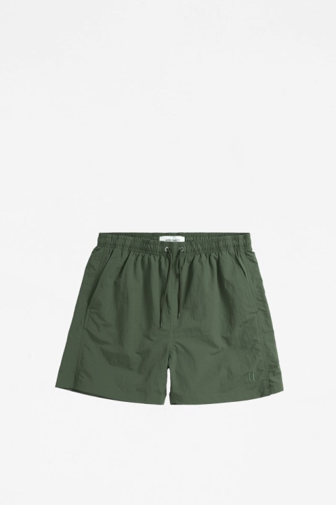 Norse Projects Hauge Recycled Nylon Swimmers - Spruce Green