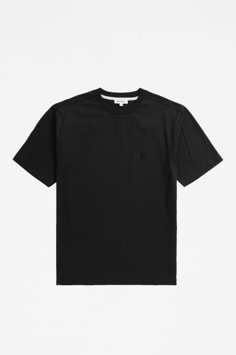 Norse Projects Johannes Organic N Logo Tee - Black