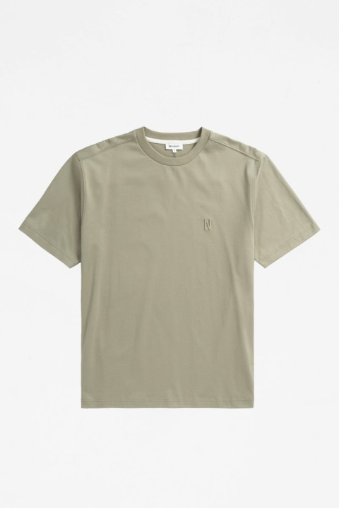 Norse Projects Johannes Organic N Logo Tee - Clay