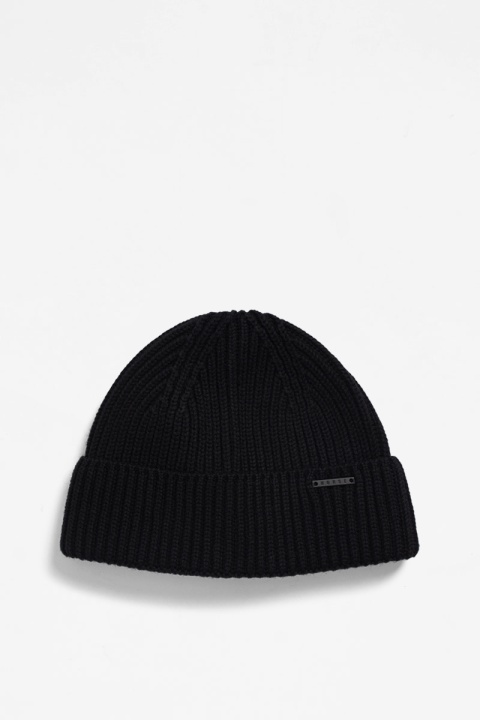 Norse Projects Daniel Merino Short Beanie - Black