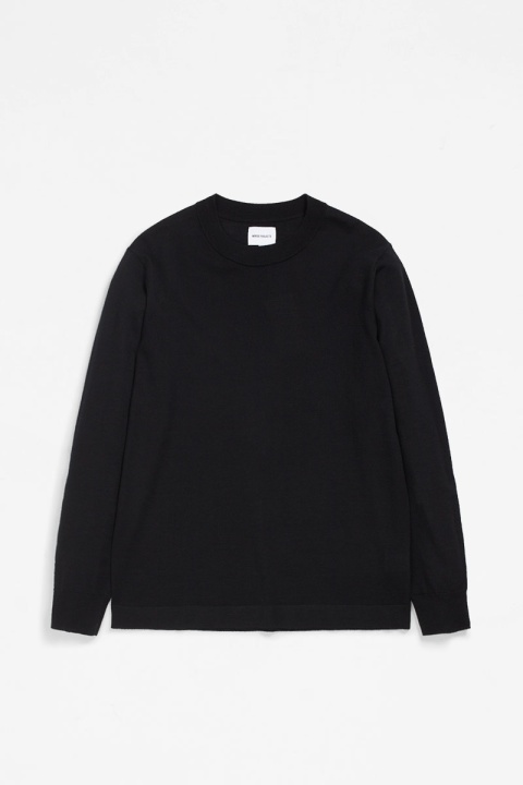 Norse Projects Teis Tech Merino Sweater - Black