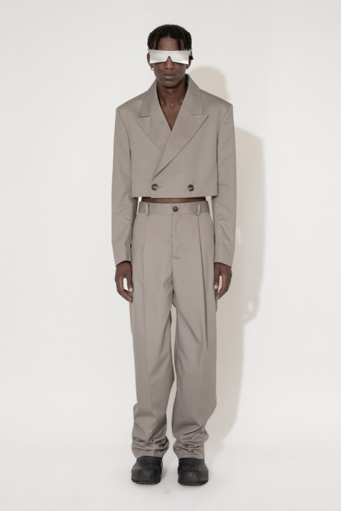 Han Kjobenhavn Oversized Suit Trousers - Frosty Grey