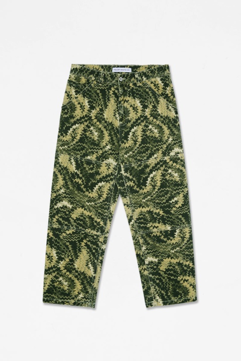 Polar Skate Co. 93! Work Pants - Camo Green