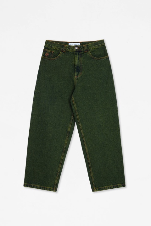 Polar Skate Co. Big Boy Pants - Chartreuse/Blue