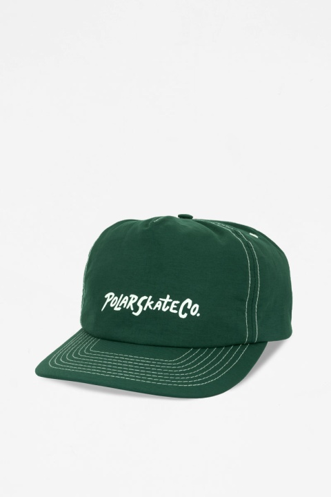 Polar Skate Co. Surf Logo Earl Cap - Dark Green