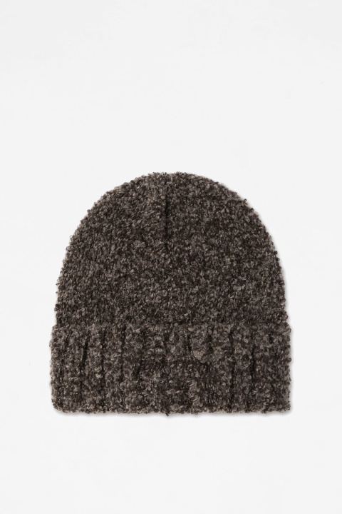 Polar Skate Co. Fluffy Beanie - Brown Melange