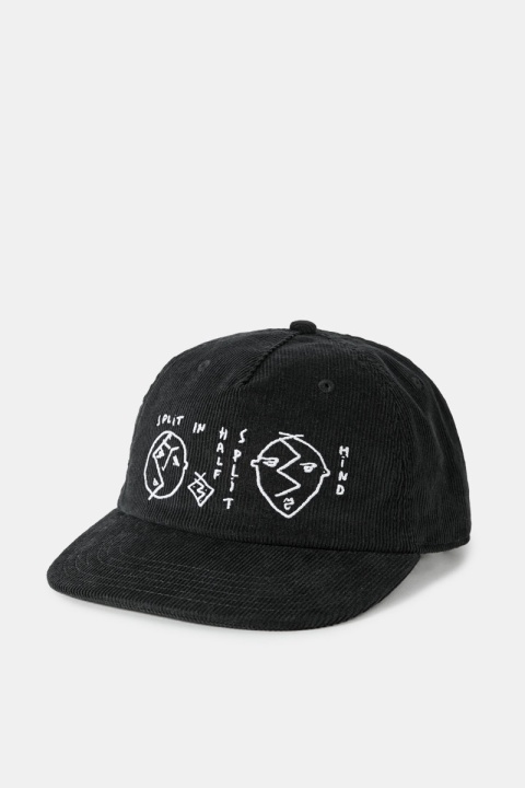 Polar Skate Co. Split in Half James Cap - Black