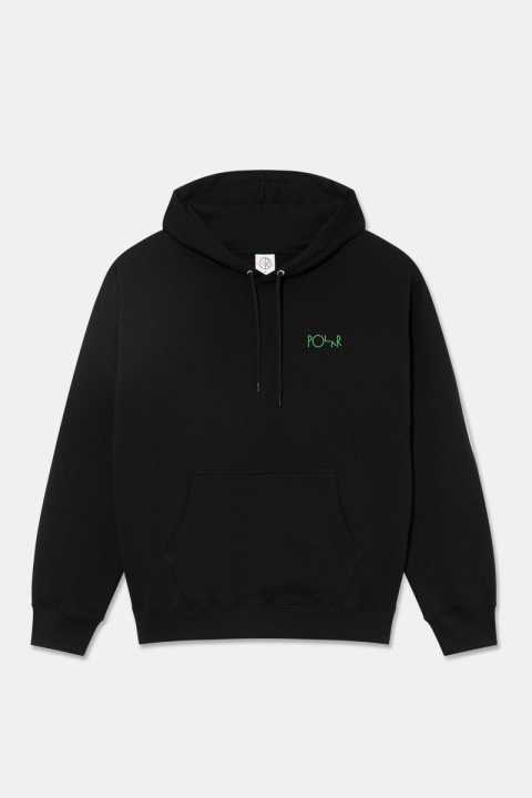 Polar Skate Co. Ourselves Collage Fill Logo Dave Hoodie - Black