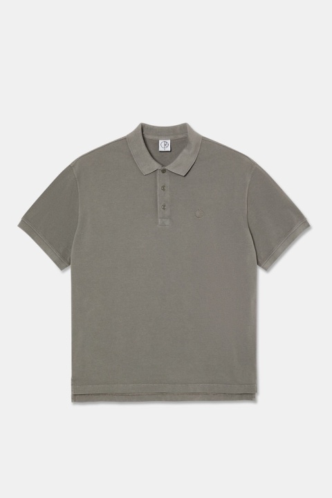 Polar Skate Co. Surf Polo Shirt - Washed Grey
