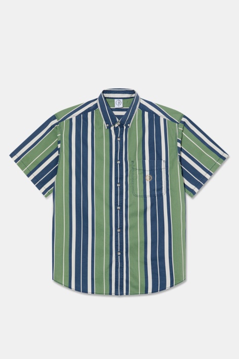 Polar Skate Co. Ted Shirt  - Green/Blue