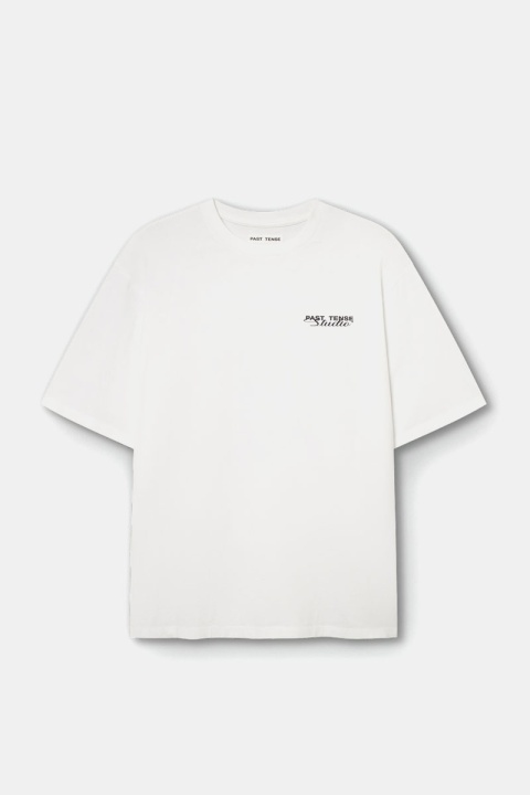 Past Tense Whatever Tee - White