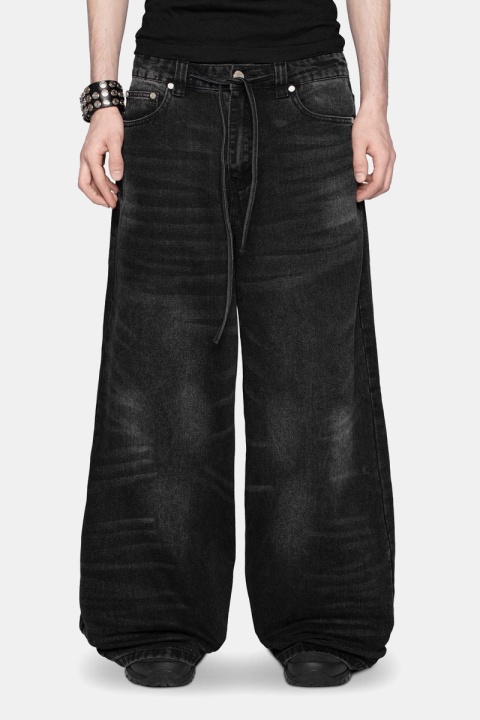 Racer Worldwide Black Ultra Wide Jeans