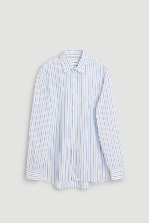Soulland Damon Shirt - White/Blue