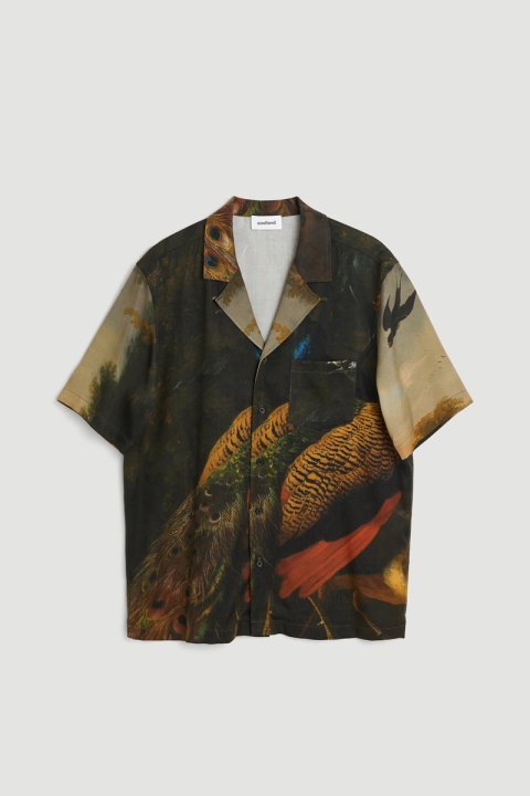 Soulland Orson Shirt - Brown AOP