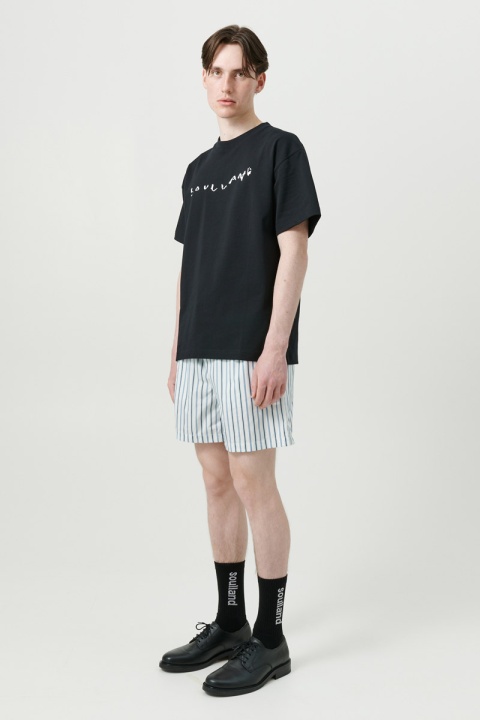 Soulland Paint Logo Tee - Black