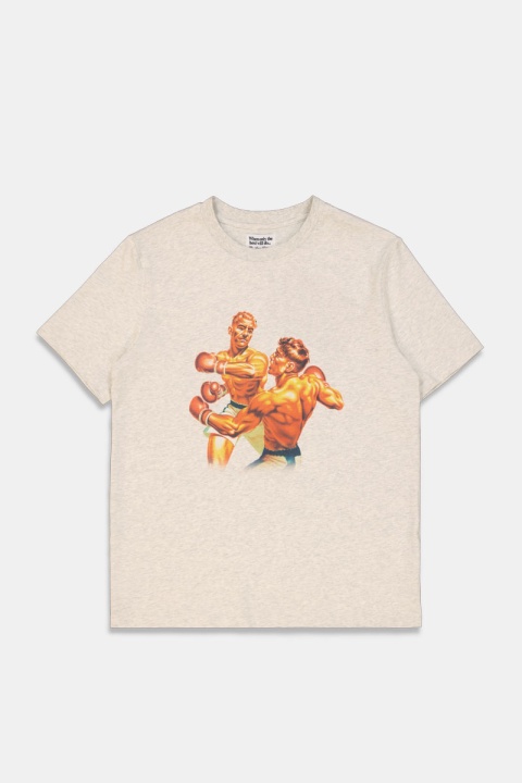 The Loose Company Left Hook Tee - Heather Grey