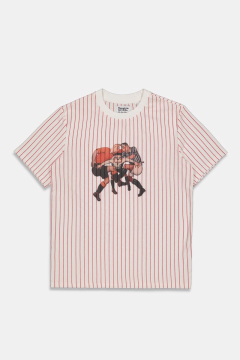 The Loose Company Referee Tee - Cream/Red