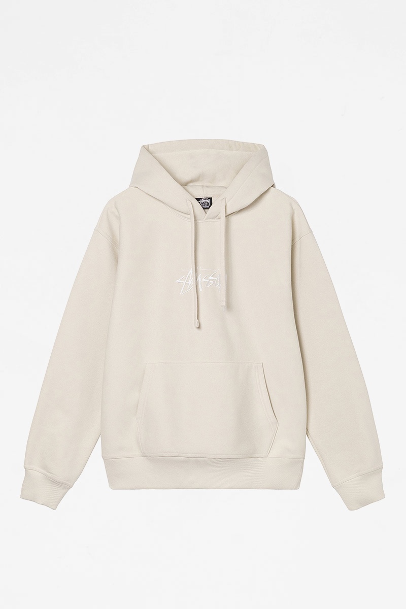 Stussy Stock Applique Hoodie - Putty