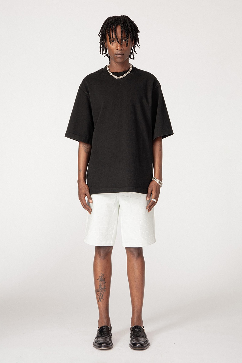 Han Kjobenhavn Distressed Tee - Distressed Black