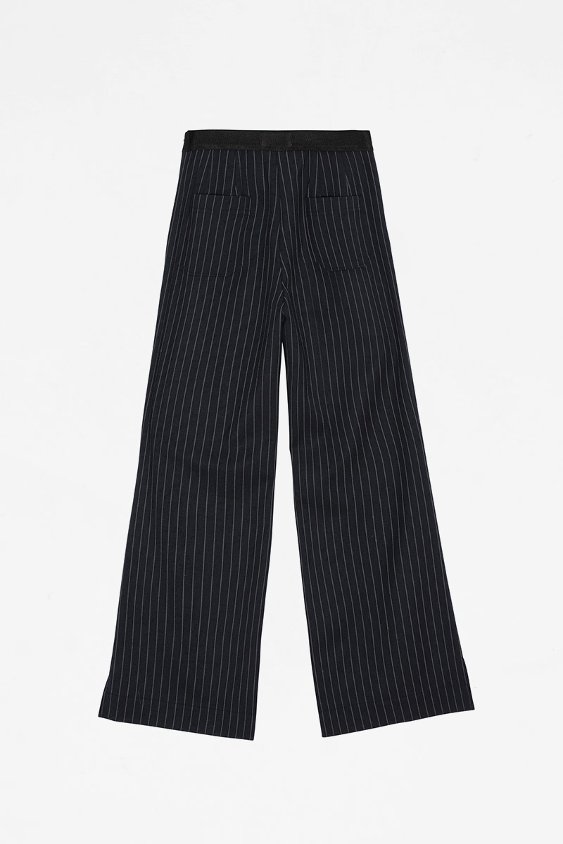 Soulland W Demi Pants - Navy Pinstripes