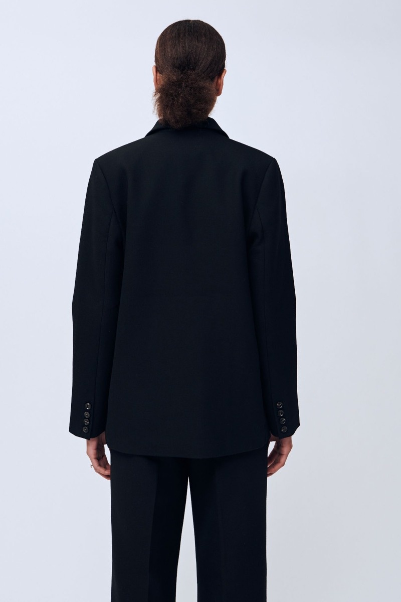 Soulland W Sally Blazer - Black