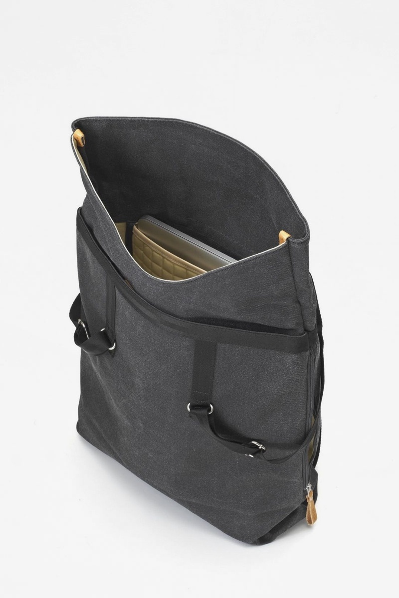 Qwstion Day Tote - Washed Black Qwstion Day Tote - Washed Black