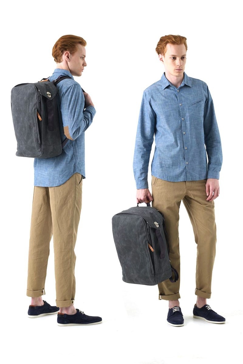 Qwstion Backpack - Organic Washed Black