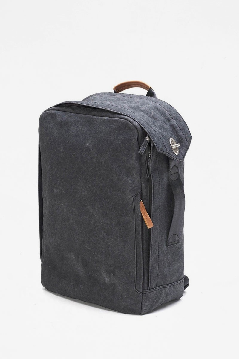 Qwstion Backpack - Organic Washed Black
